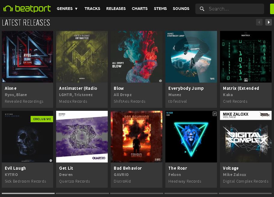 Blow Featured On Beatport
